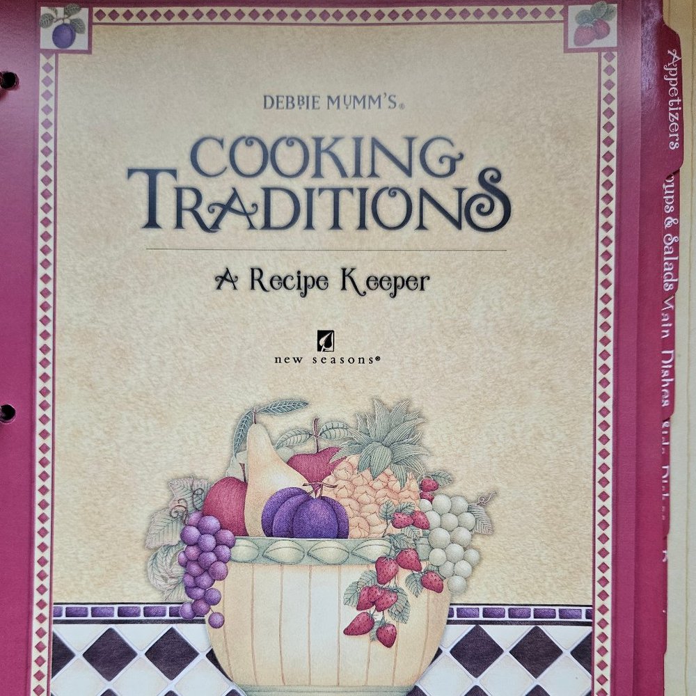 Debbie Mumm Recipe Keeper Binder